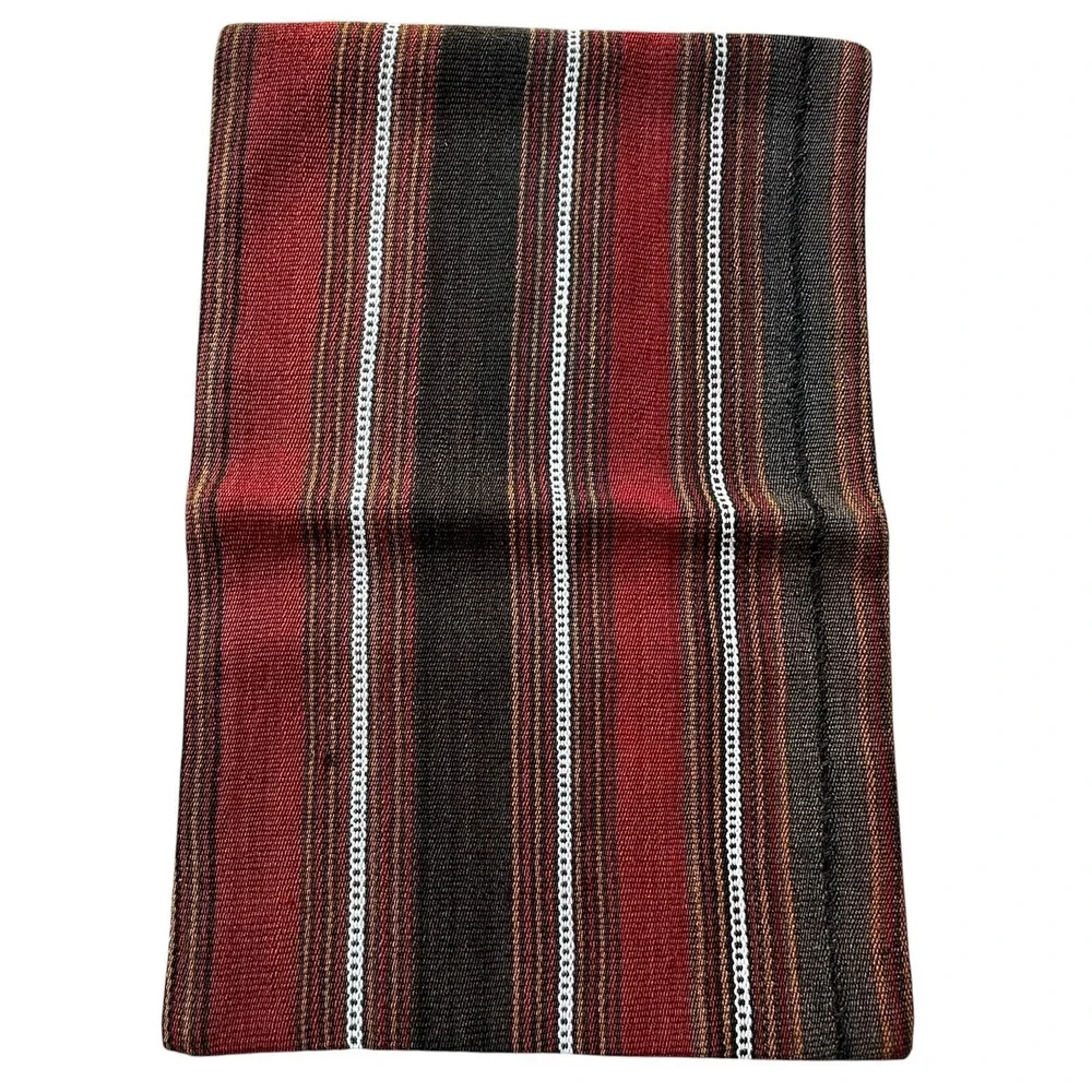 VTG Eastern Accent Throw Pillow Cover 23.5x15.5 Inch Aztec Southwestern Stripes